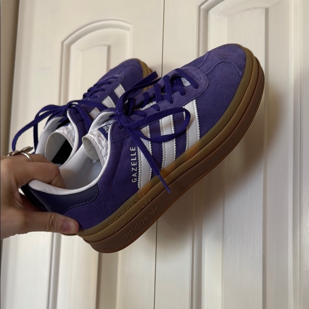 Adidas Gazelle Purple Sneakers